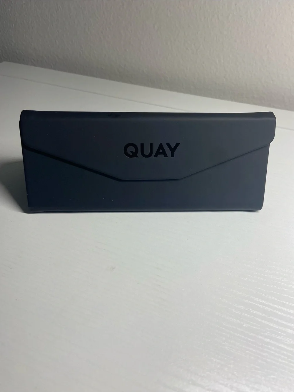 Quay Australia Level Up Black Sunglasses with Gold Trim